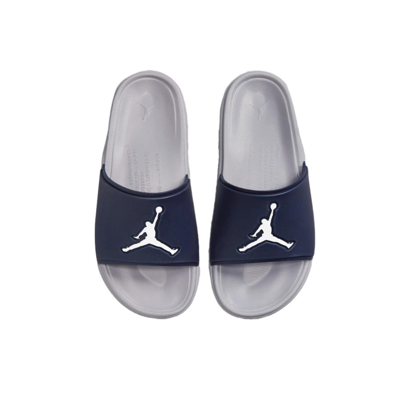 Jordan Jumpman Slides Midnight Navy Cement Grey White Marine Blue/Concrete Gray/White
