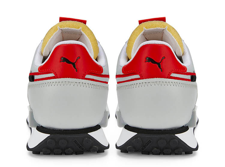 Puma Future Rider white red yellow