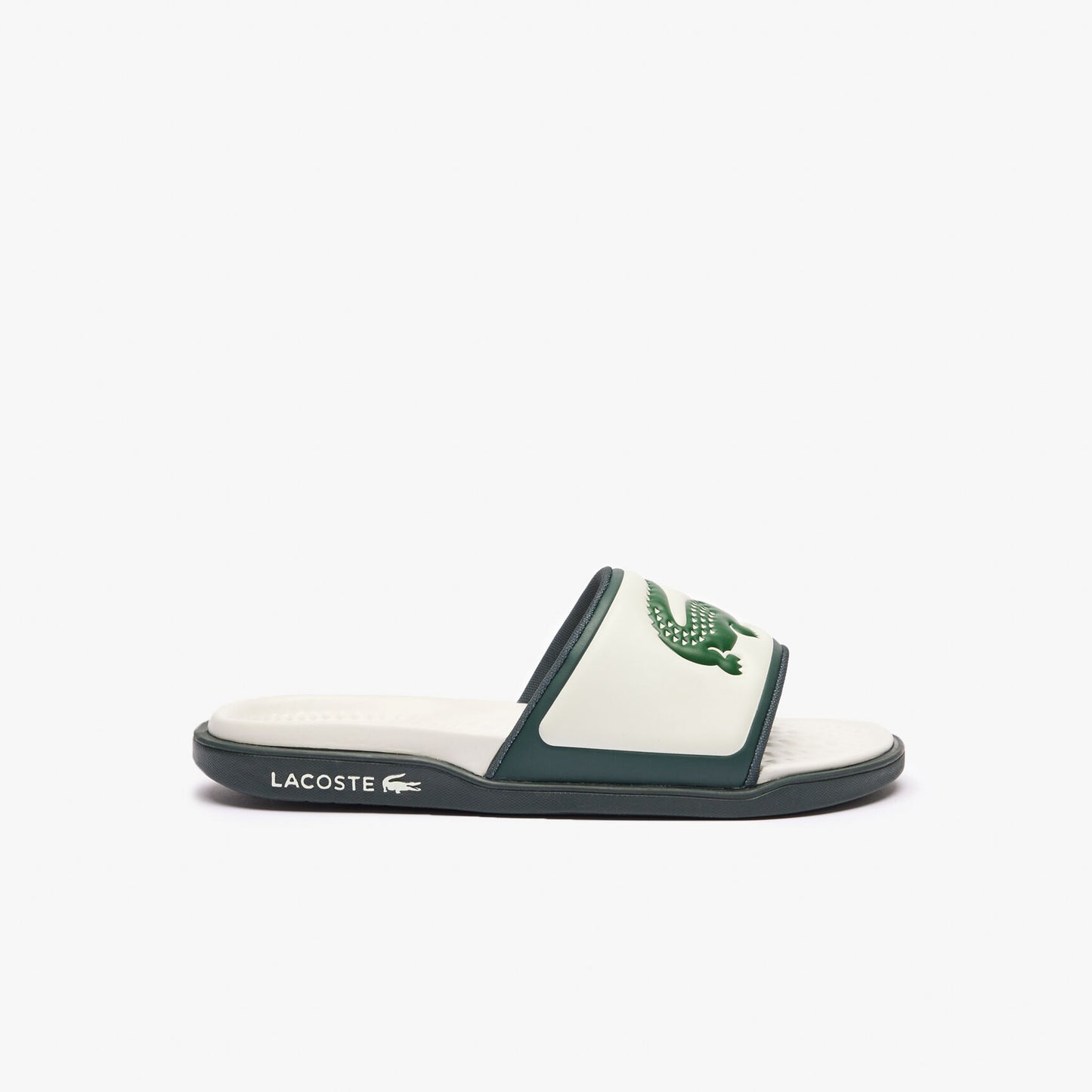 Lacoste Croco Dualiste Slides - Vert