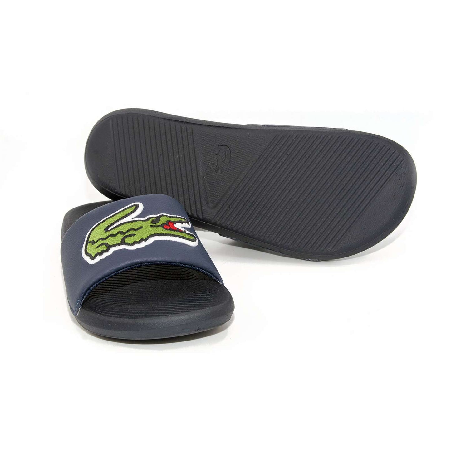 Lacoste Men Croco Slide Bleu