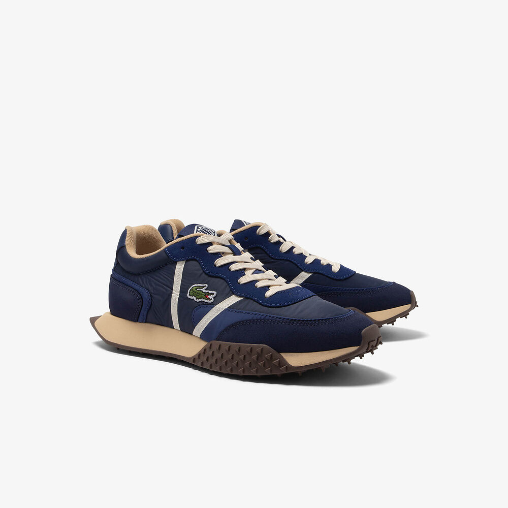 Lacoste Men's Mixed Material L-Spin Deluxe 3.0 Sneakers