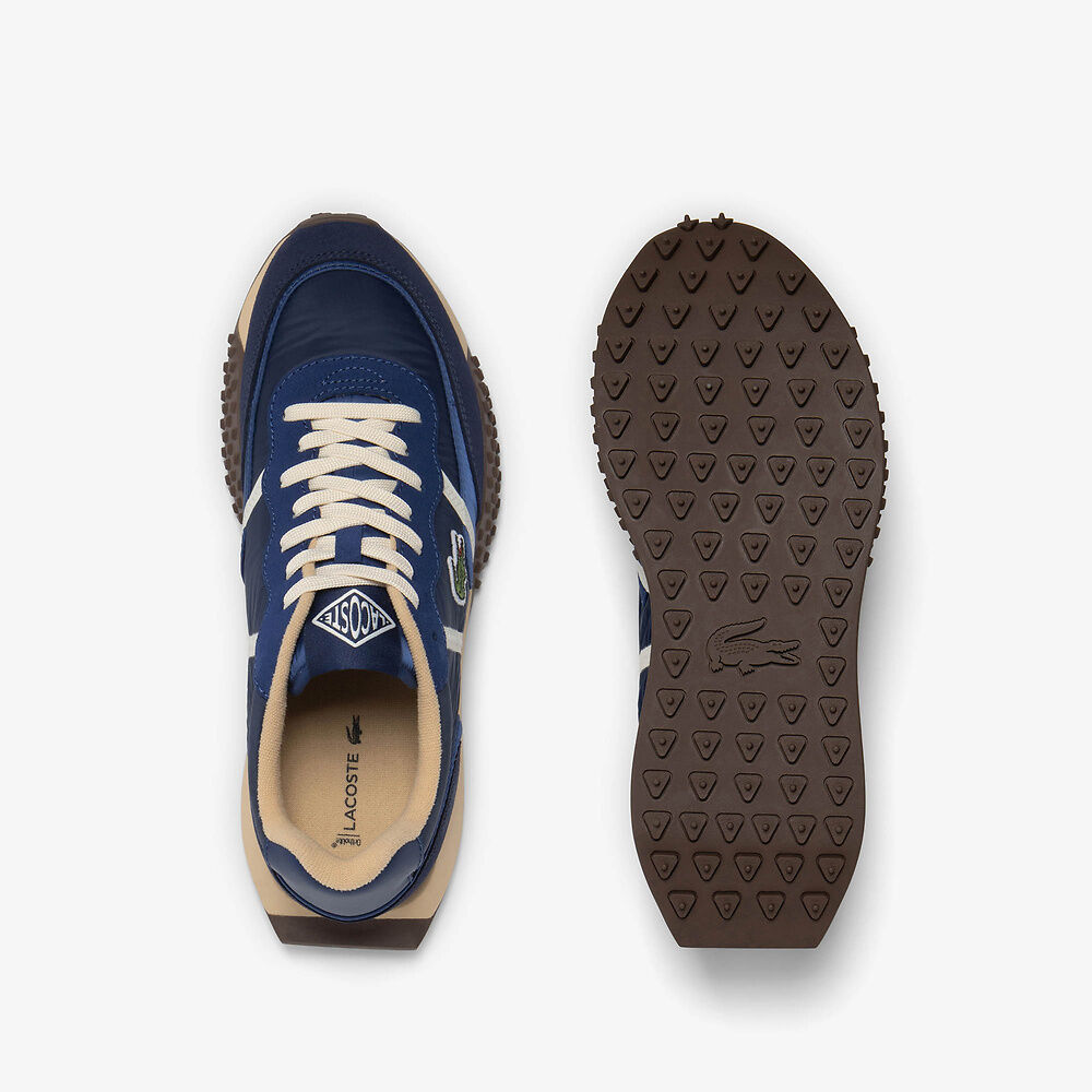 Lacoste Men's Mixed Material L-Spin Deluxe 3.0 Sneakers