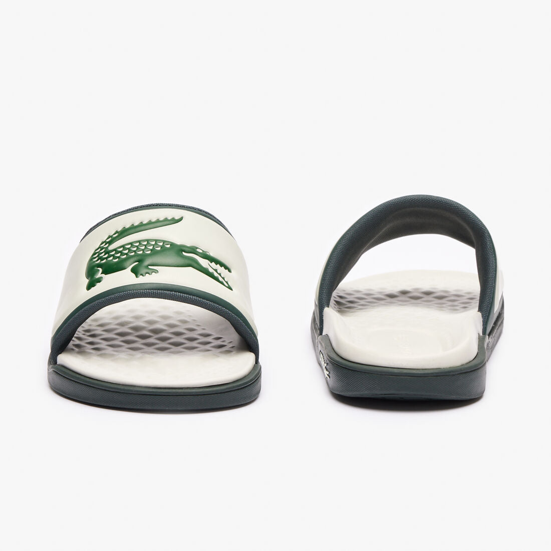 Lacoste Croco Dualiste Slides - Vert