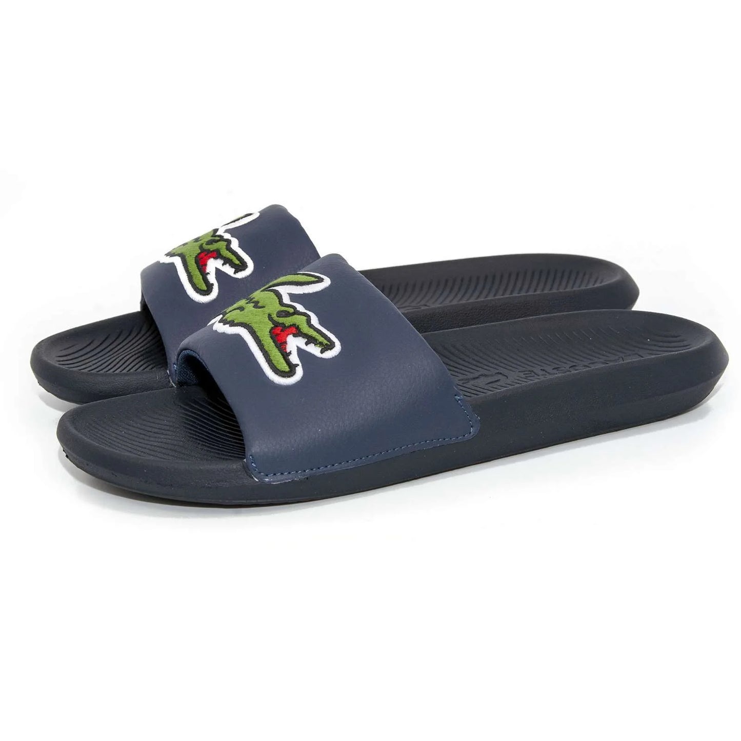 Lacoste Men Croco Slide Bleu