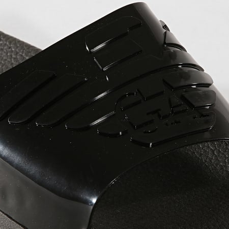 Emporio Armani Slides Noir
