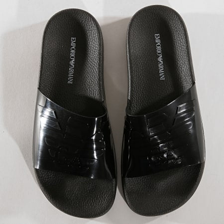 Emporio Armani Slides Noir