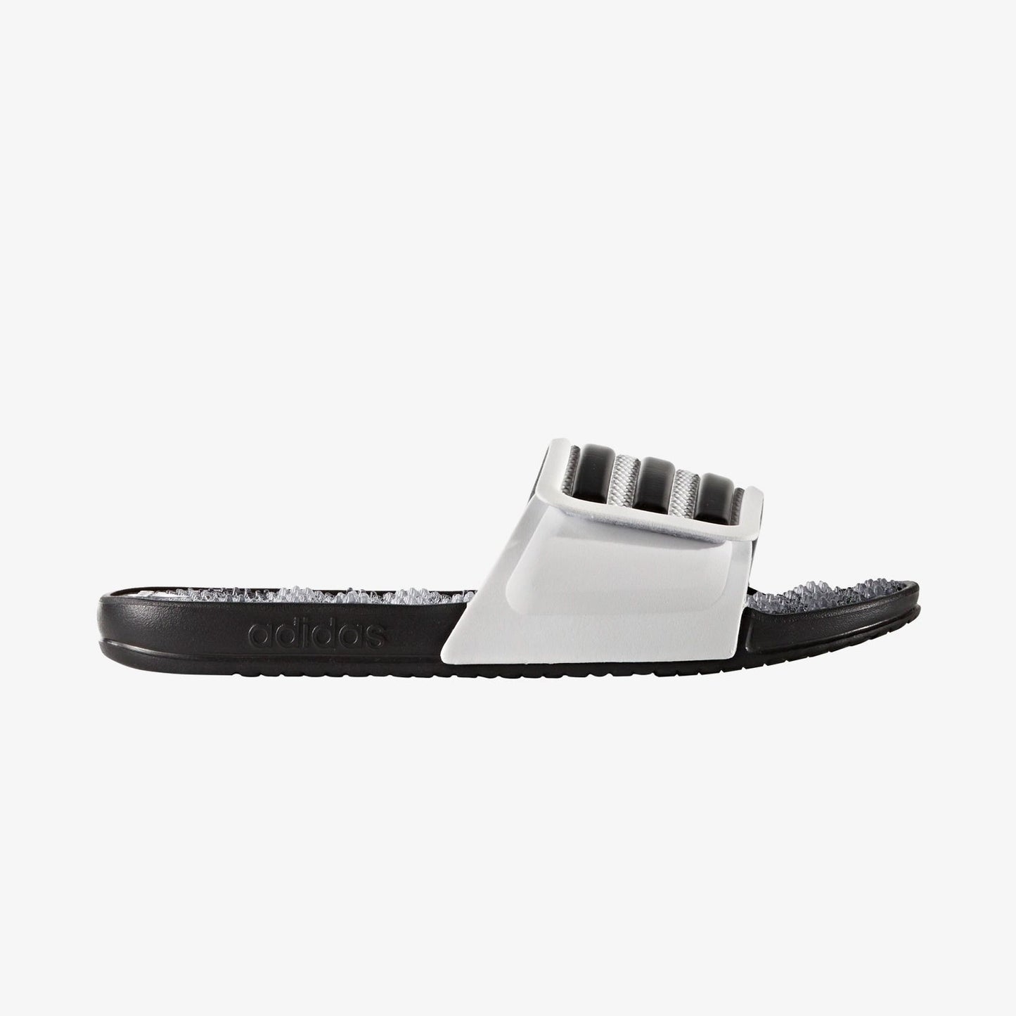 Adidas Grey & Black Adissage 2.0 Striped