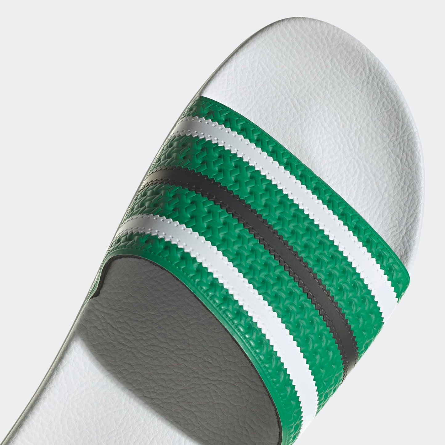 Adidas Adilette Slides Blanc Vert Noir