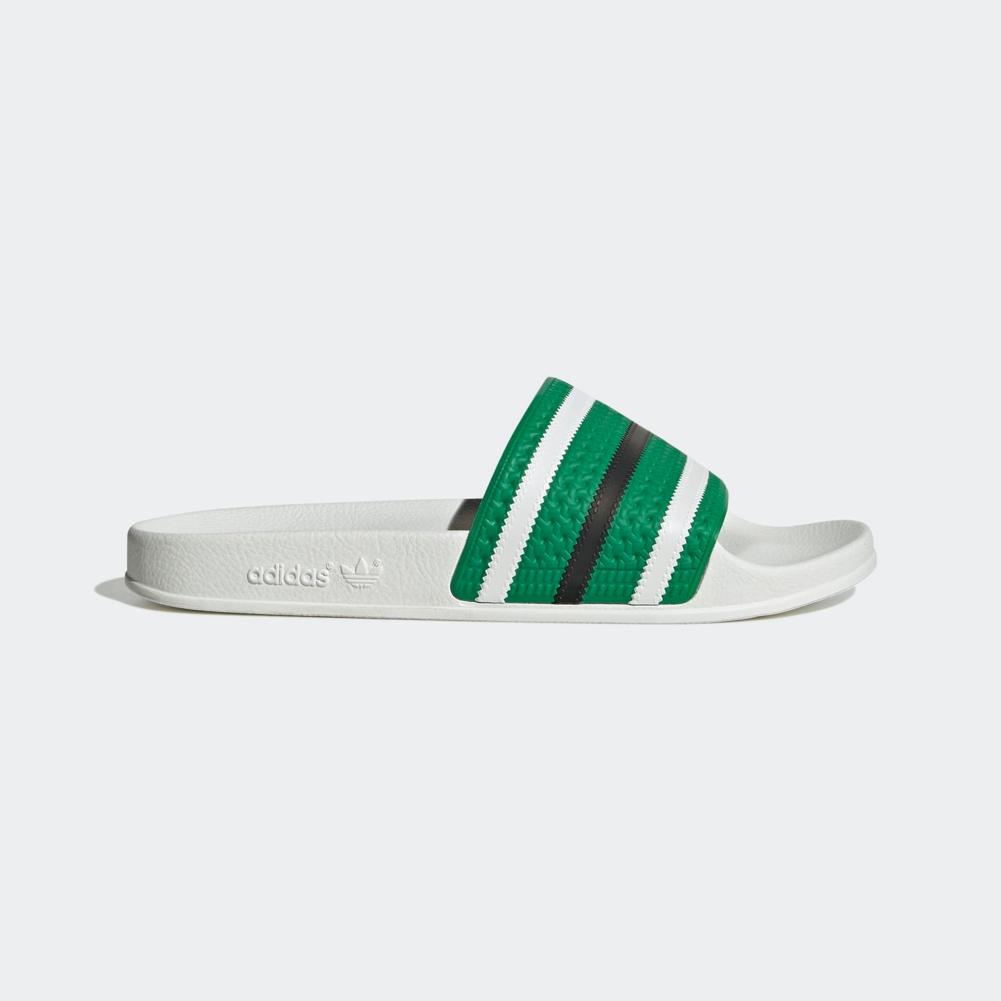 Adidas Adilette Slides Blanc Vert Noir