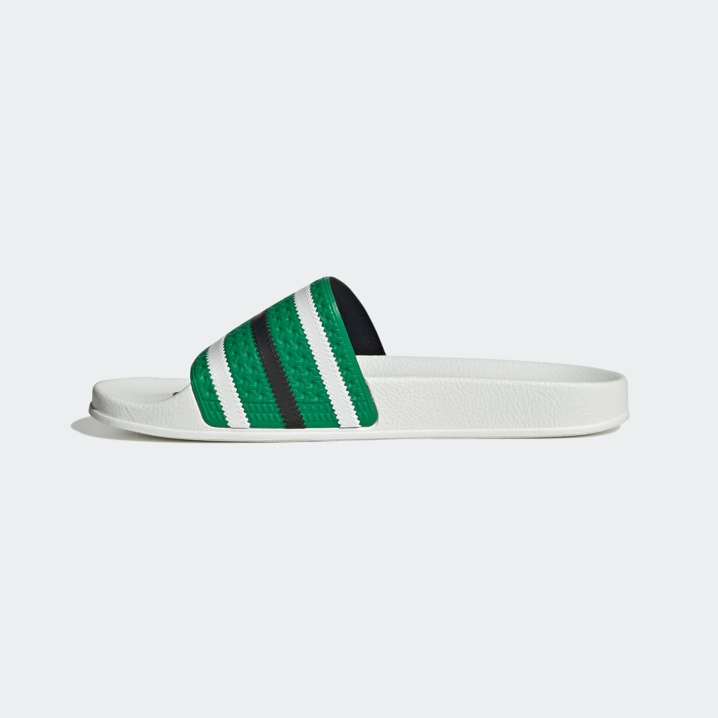 Adidas Adilette Slides Blanc Vert Noir