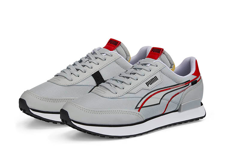 Puma Future Rider white red yellow