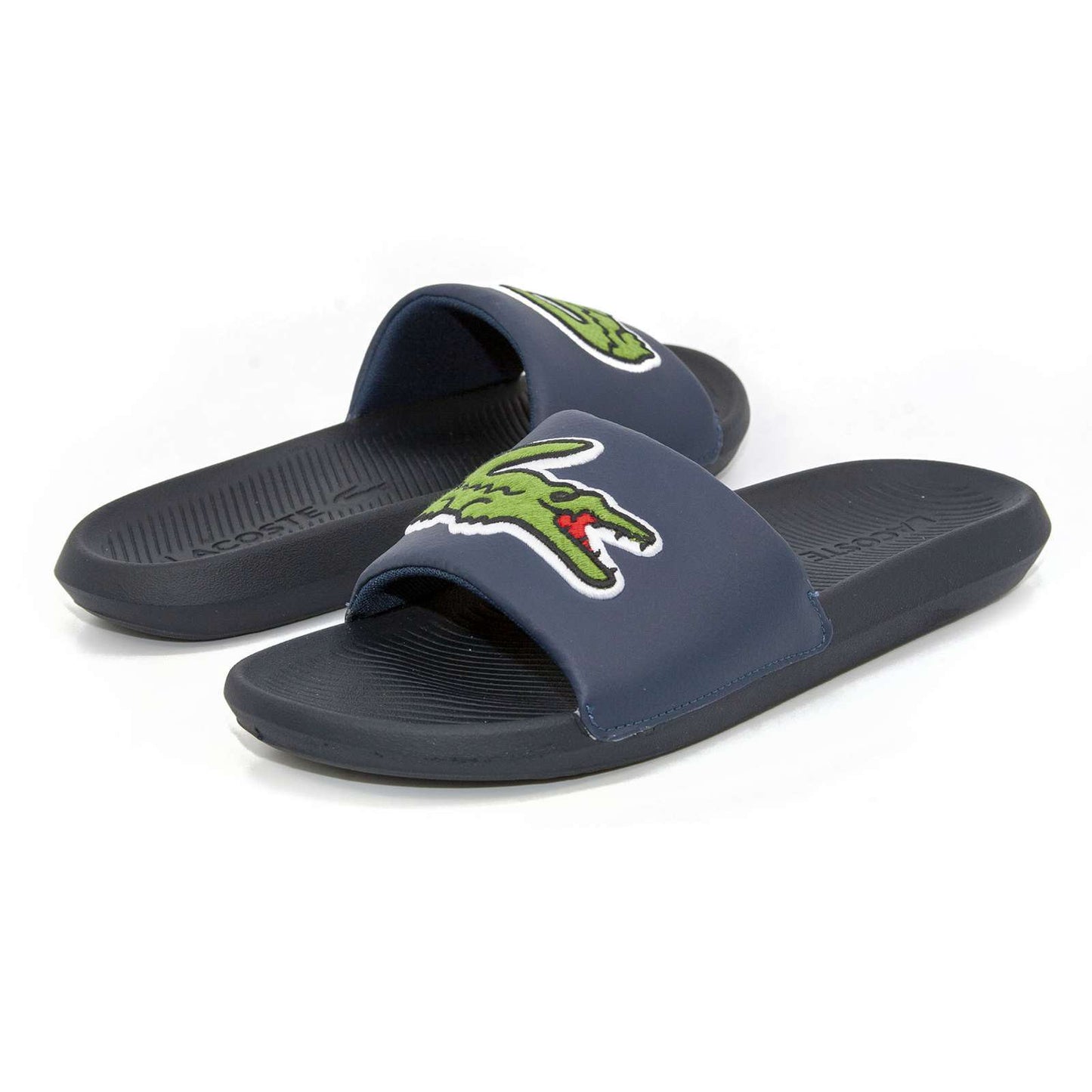 Lacoste Men Croco Slide Bleu