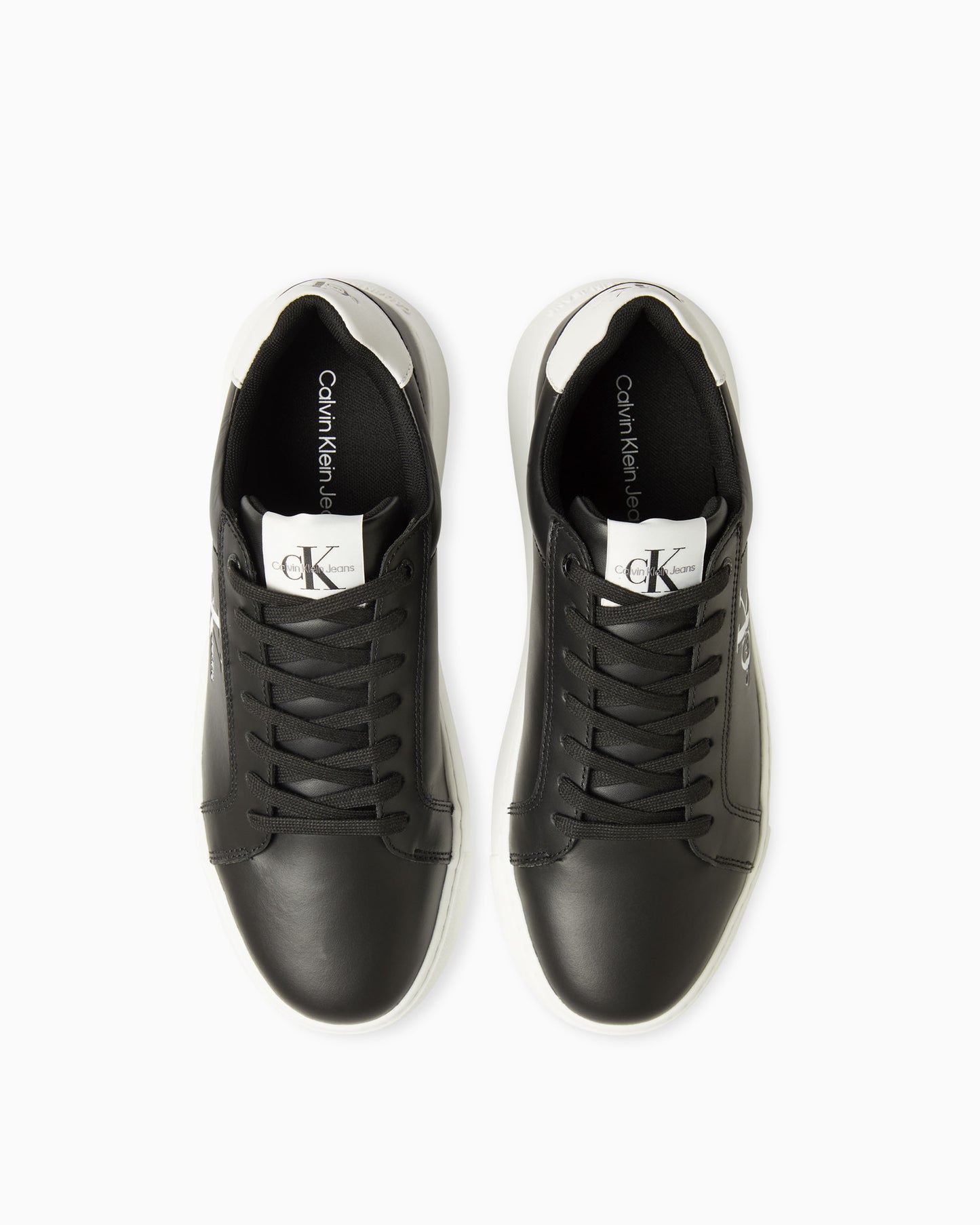 Calvin Klein Jeans Shoes Classic Leather Cupsole Noir