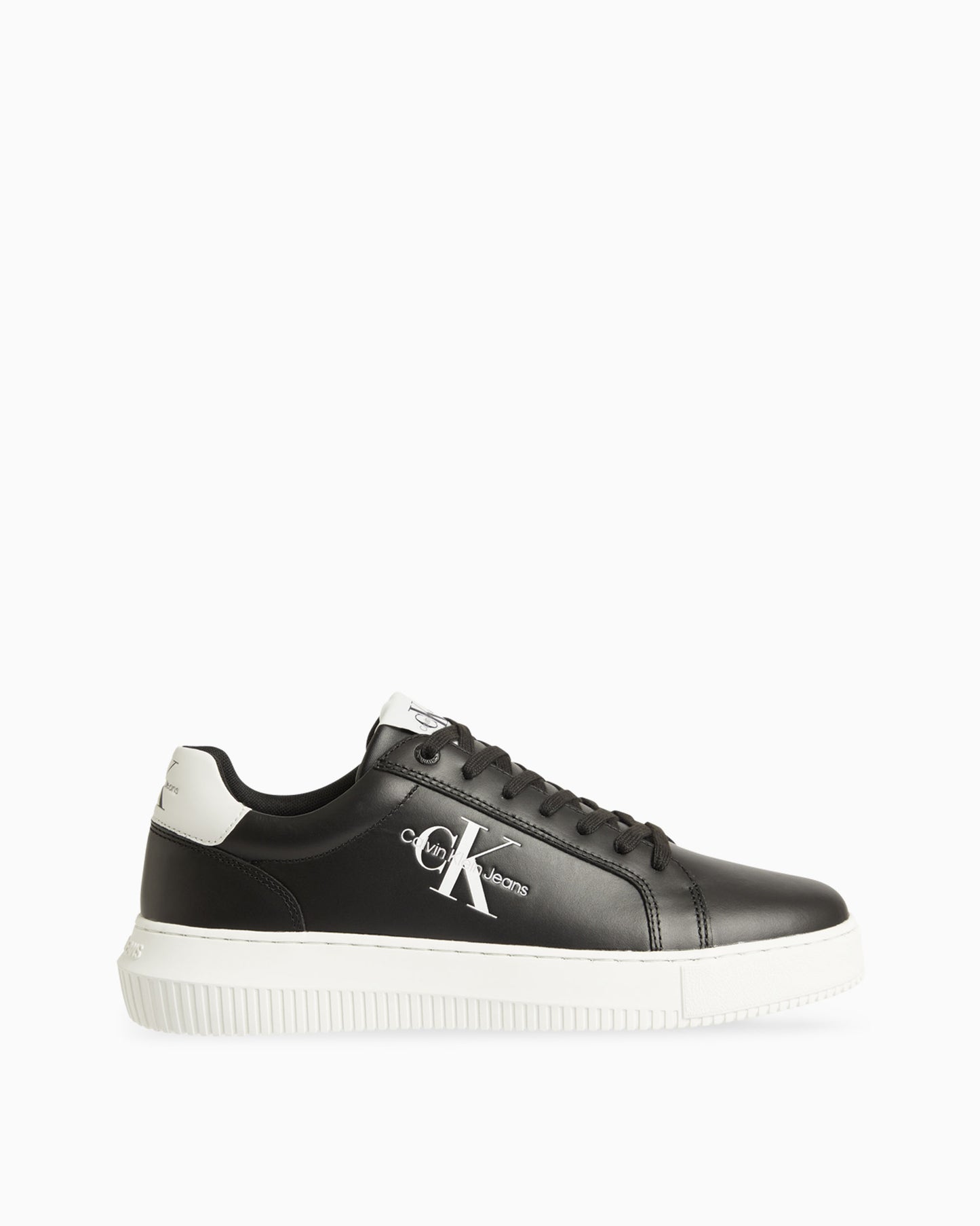 Calvin Klein Jeans Shoes Classic Leather Cupsole Noir