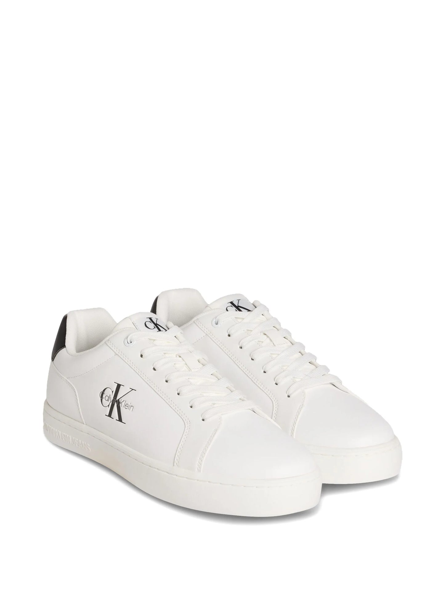 Calvin Klein Jeans Shoes Classic Leather Cupsole blanc