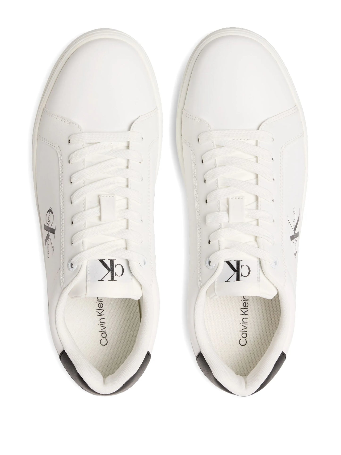 Calvin Klein Jeans Shoes Classic Leather Cupsole blanc