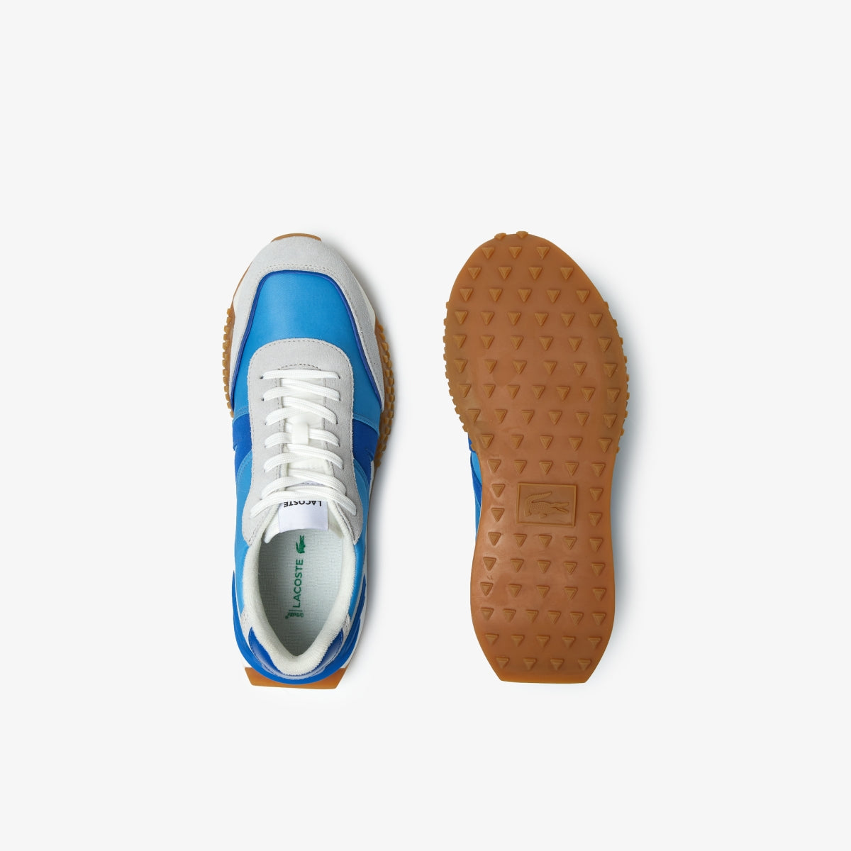 Lacoste L-Spin Deluxe Leather Color Contrast Blue/Navy Sneakers