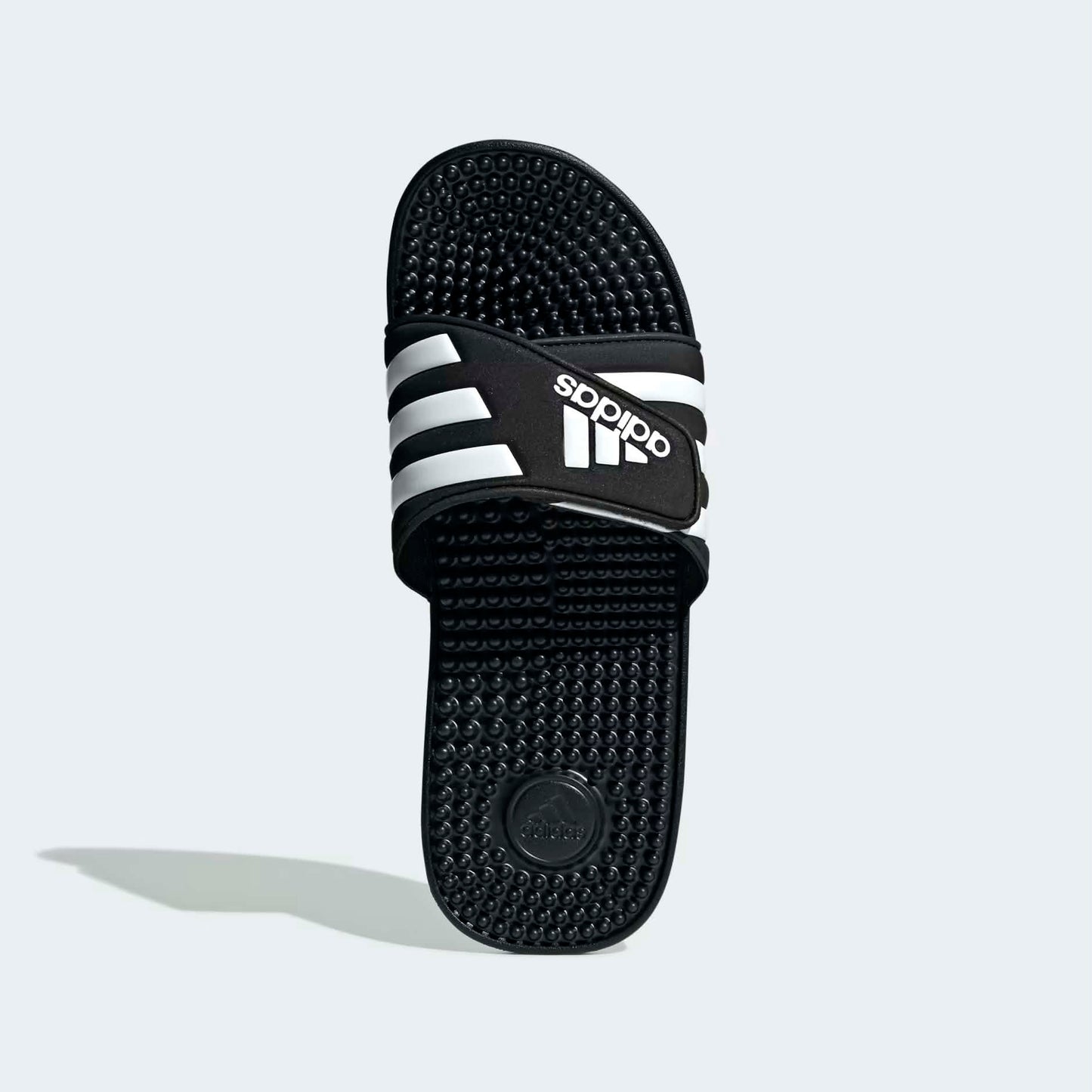 Adidas Adissage Slides Black White