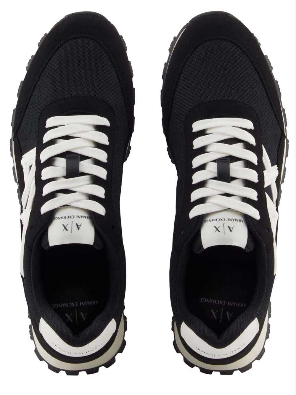 Armani Exchange logo-detail Mesh Panel