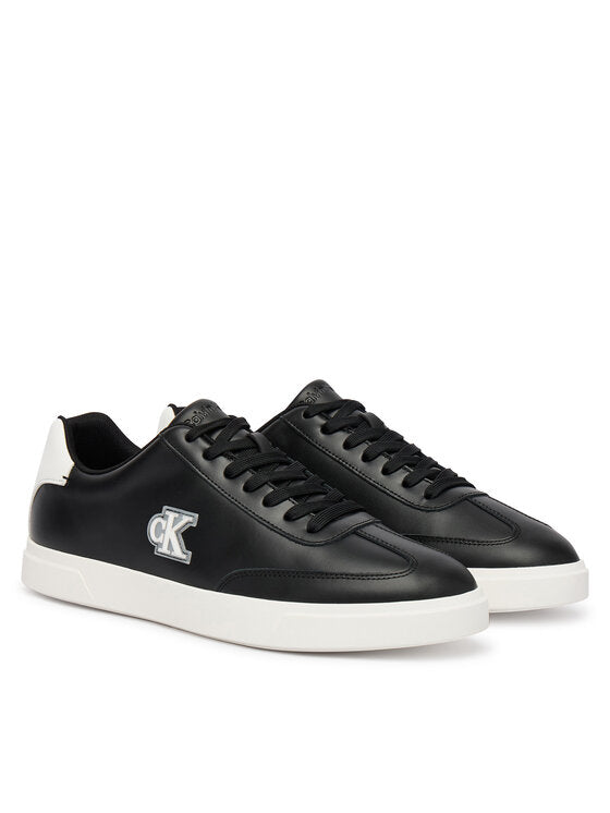 Calvin Klein Jeans Ck Logo Leather Noir