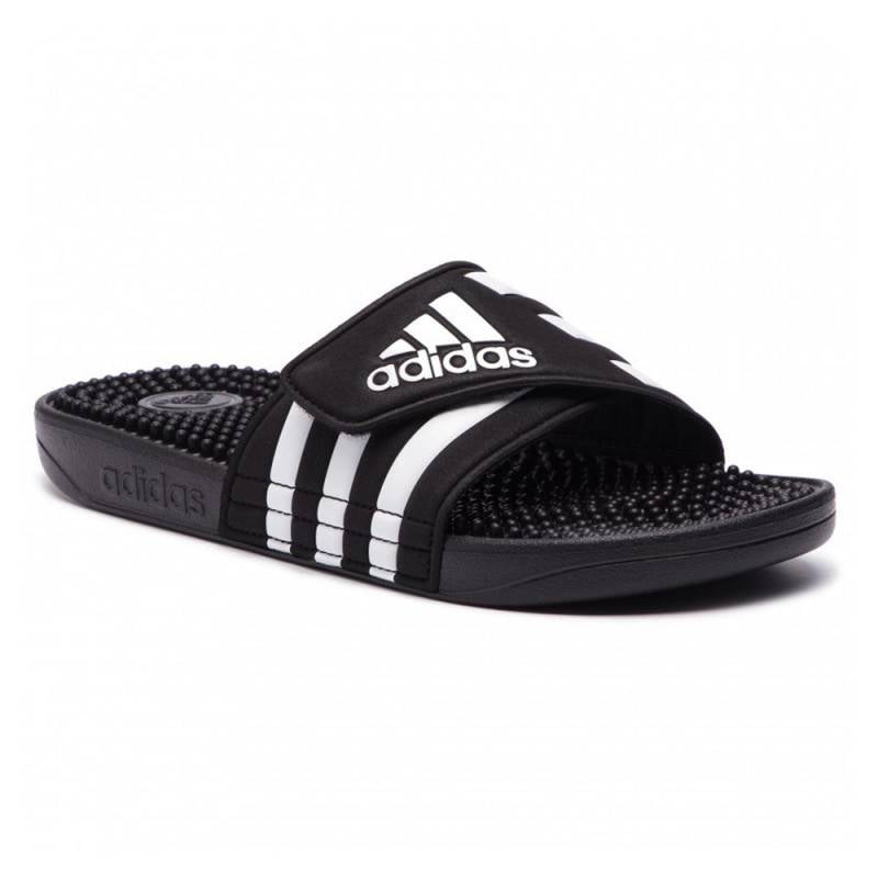 Adidas Adissage Slides Black White