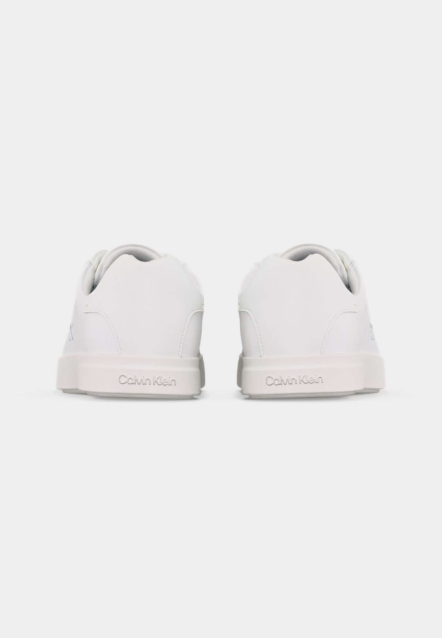 Calvin Klein Jeans Shoes Classic Leather blanc