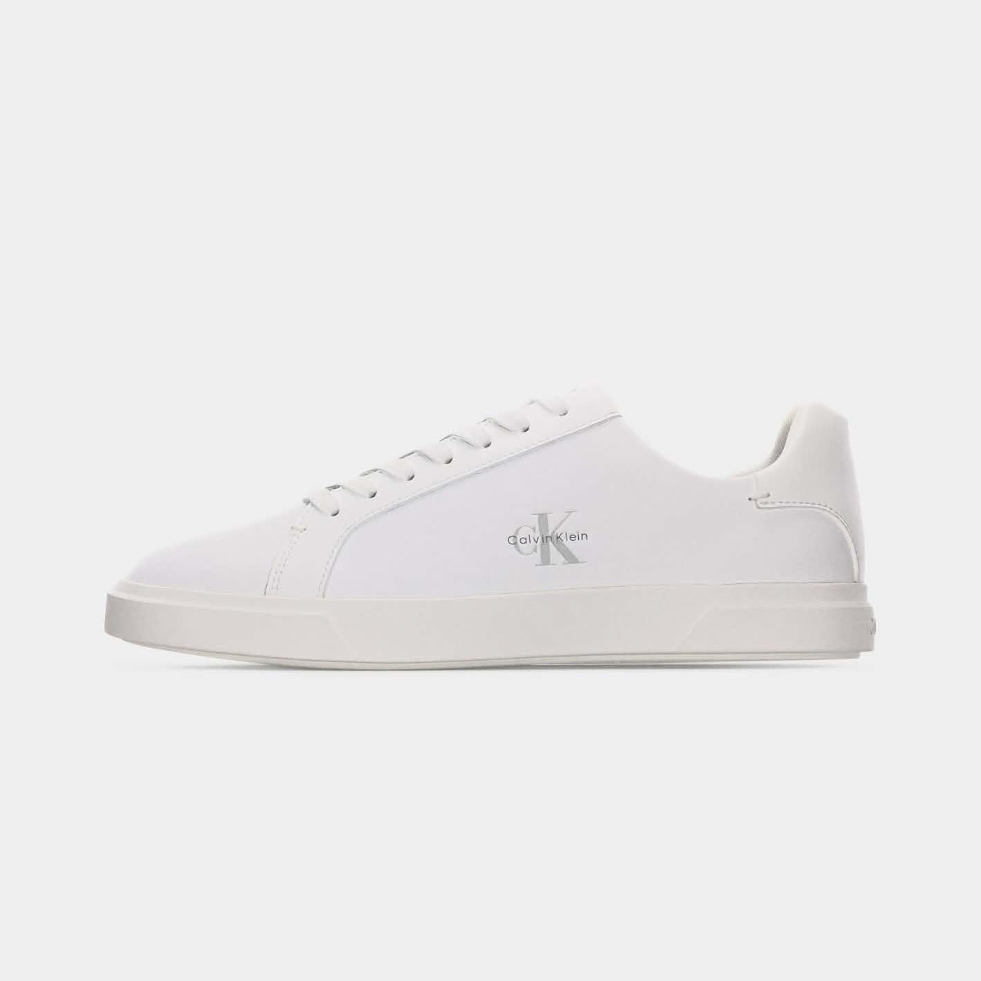 Calvin Klein Jeans Shoes Classic Leather blanc