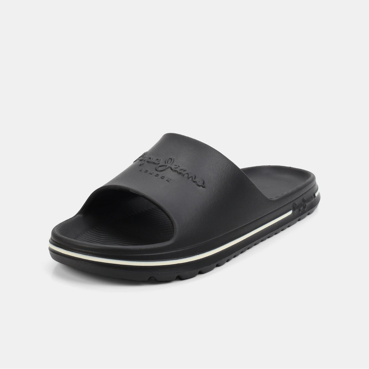 Pepe Jeans Men's Slides Anatomic Black