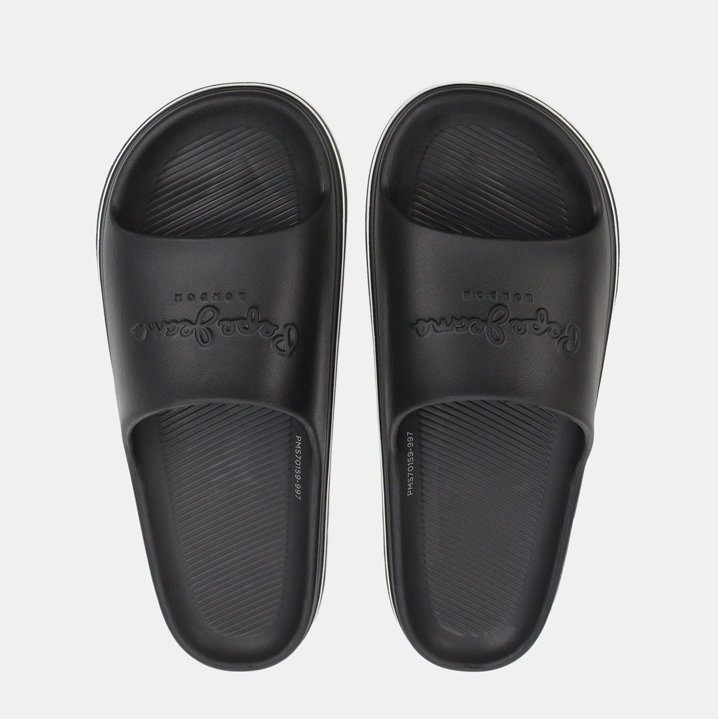 Pepe Jeans Men's Slides Anatomic Black