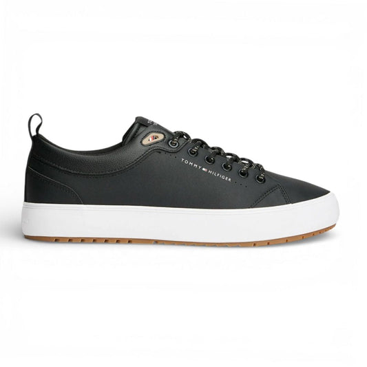 Tommy Hilfiger Fine-Cleat Leather Trainers
